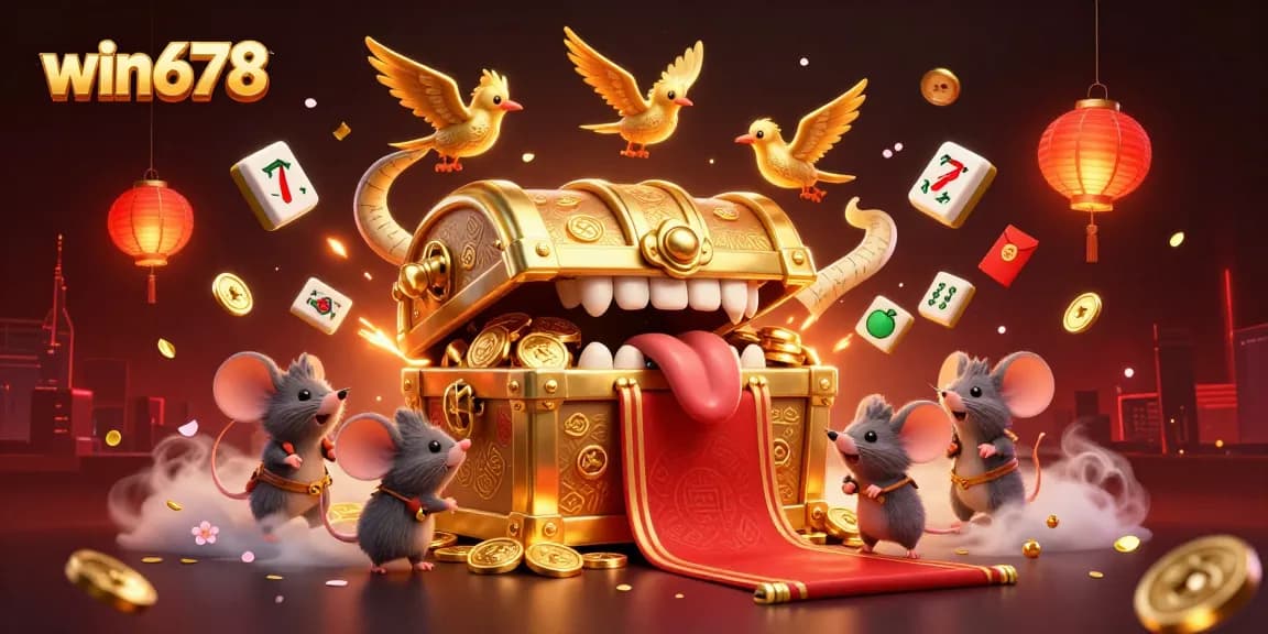Experience win678's immersive gameplay with exciting slot elements and vibrant 3D casino graphics.