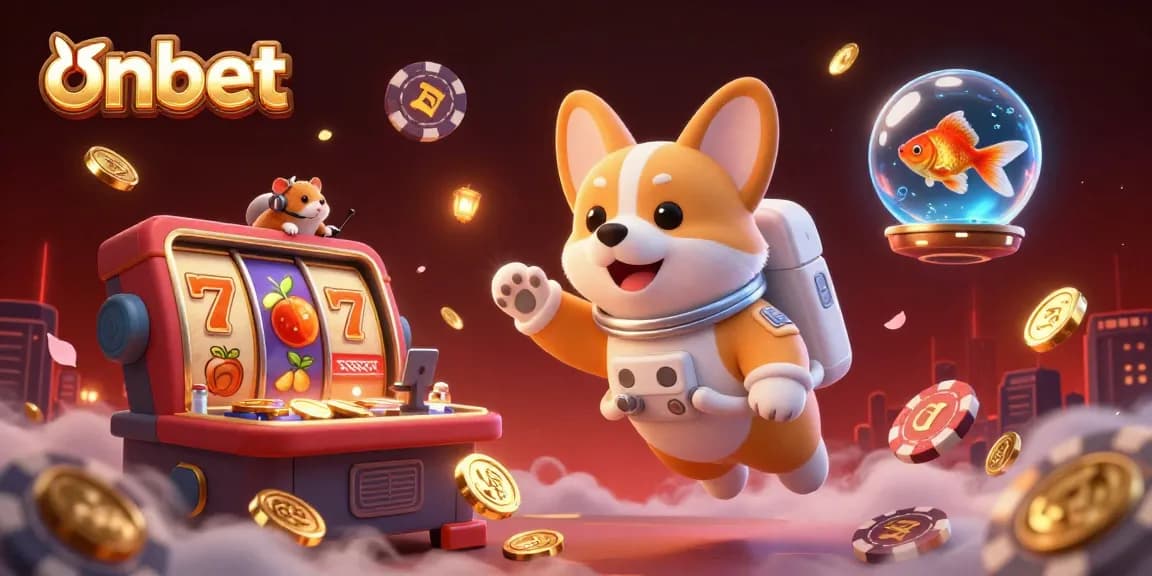 Win big on Onbet with a dynamic space casino experience featuring vibrant 3D characters and games.