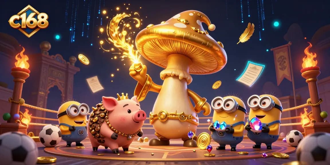Engage with thrilling sports betting dynamics featuring c168's wizard and treasure hunting elements.