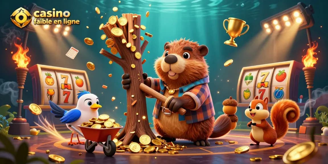 Jouez avec casino fiable en ligne et explorez les jackpots dorés dans cette scène animée.