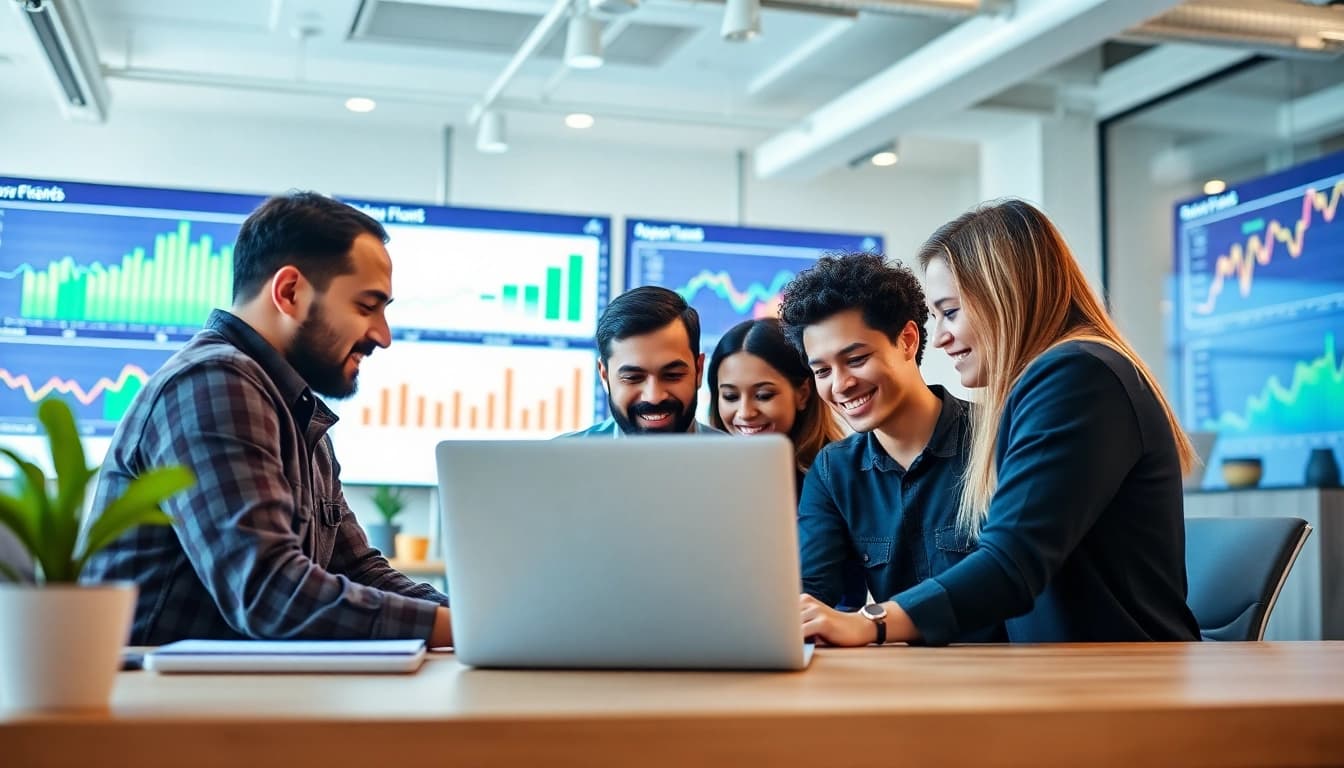 Showcase of a Shopify agency India team collaborating on eCommerce development solutions.
