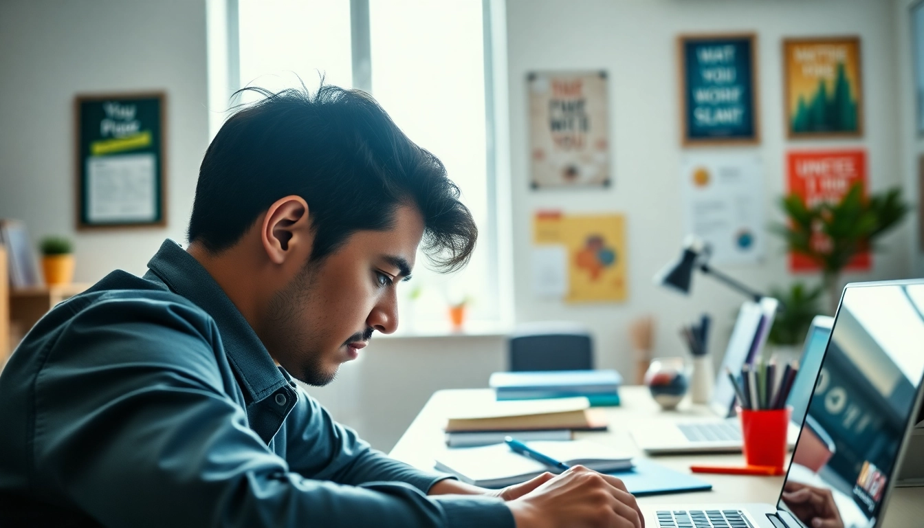 Boost productivity with focused individual in professional setting aiming to achieve peak productivity.