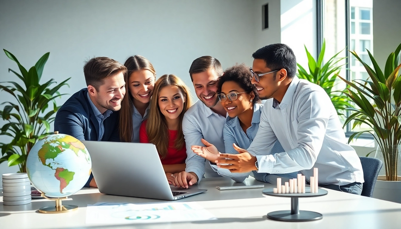Team collaboration at a digital advertising agency Melbourne, highlighting innovation and teamwork.
