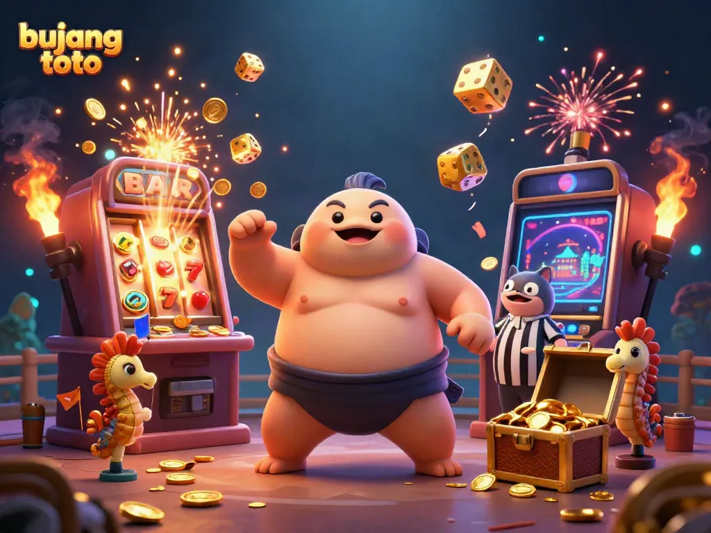 Spin the reels with bujang toto as a blowfish sumo star in a vibrant underwater casino.