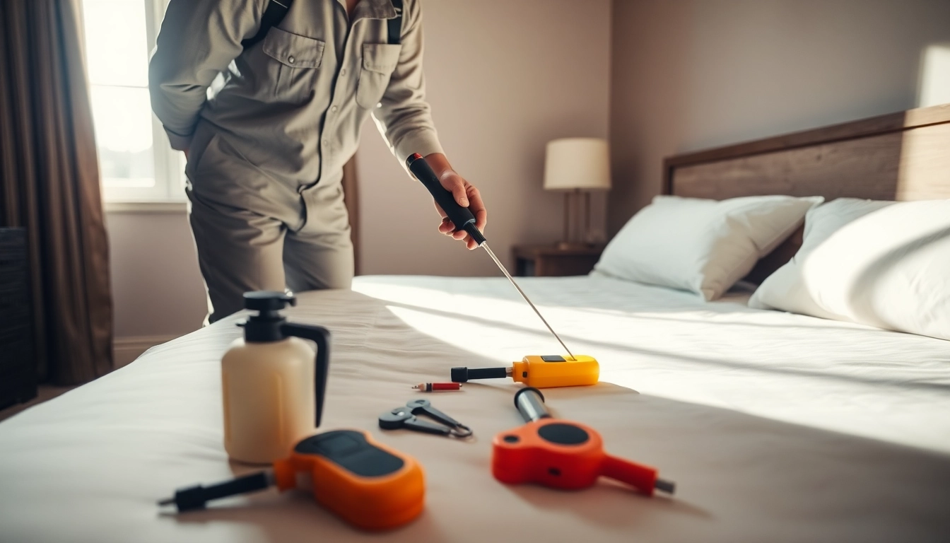 Applying effective bed bug control techniques in a residential setting.