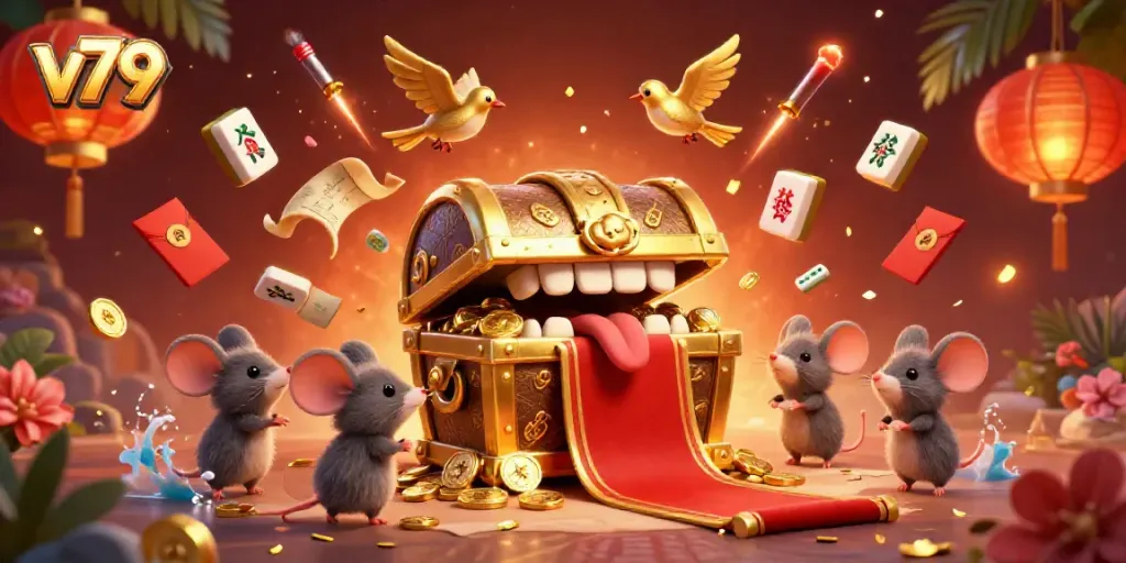 Experience dynamic winning adventures in v79 with golden treasures and captivating game elements.