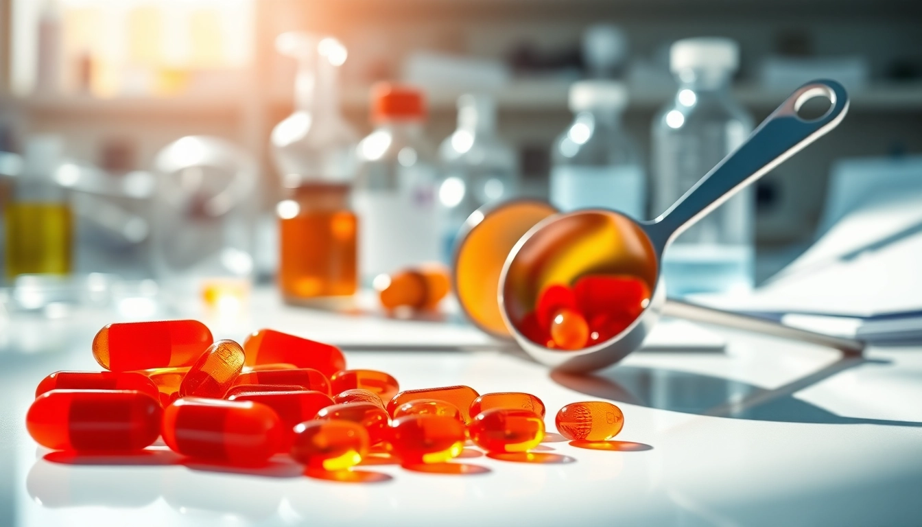 Practitioner measuring safe astaxanthin dosage with precision in a bright laboratory.